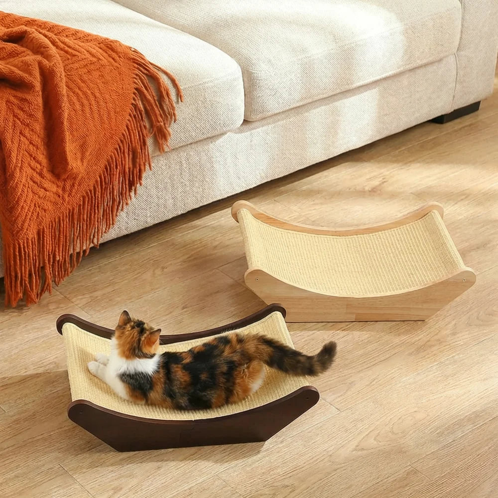 Zakkart Premium Sisal Two In One Cat Scratcher Lounge Bed