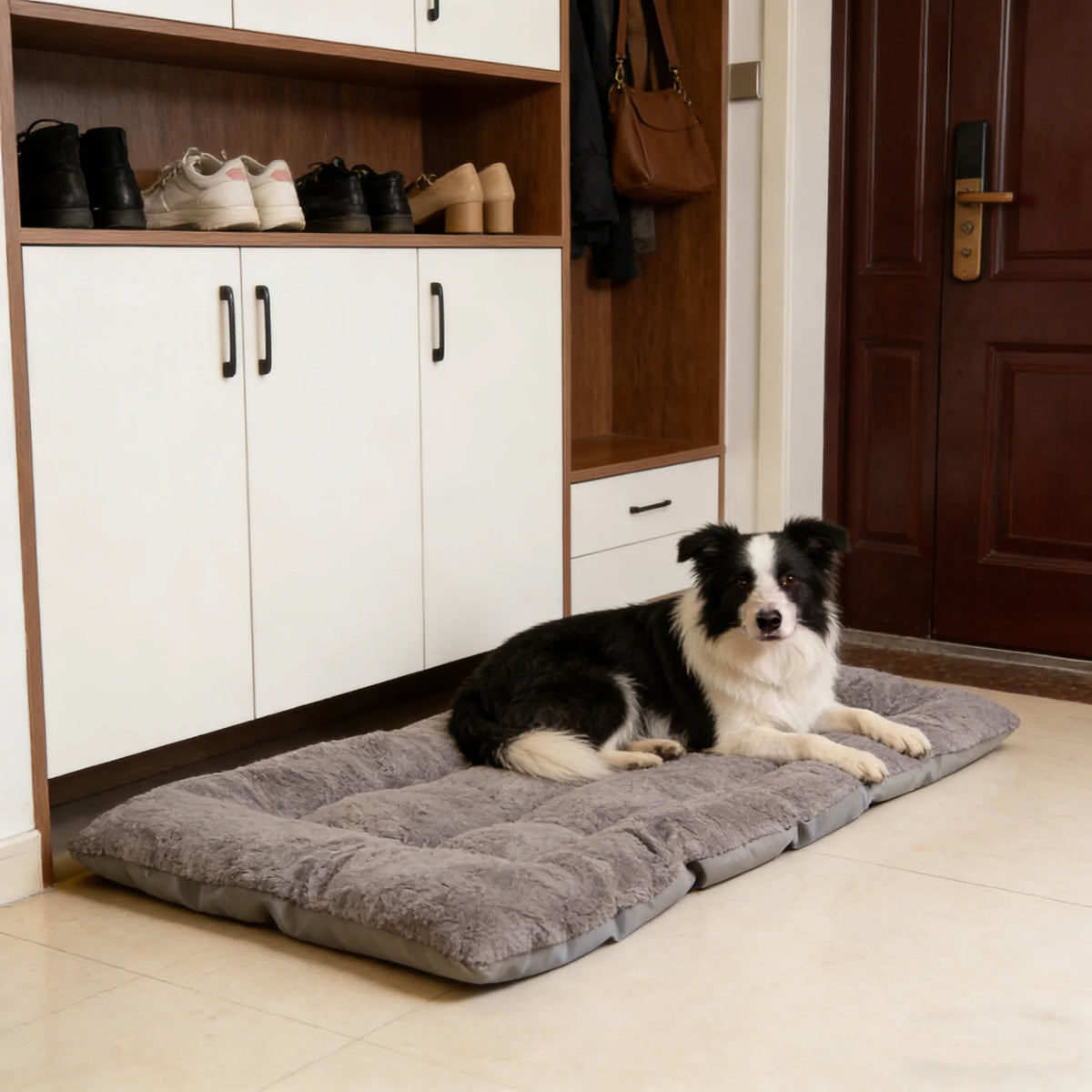 Soft Fleece Dog Bed Mat For Crates And Comfortable Rest