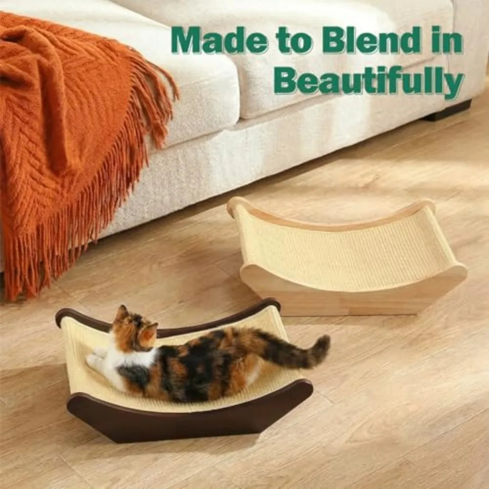 Zakkart Premium Sisal Two In One Cat Scratcher Lounge Bed