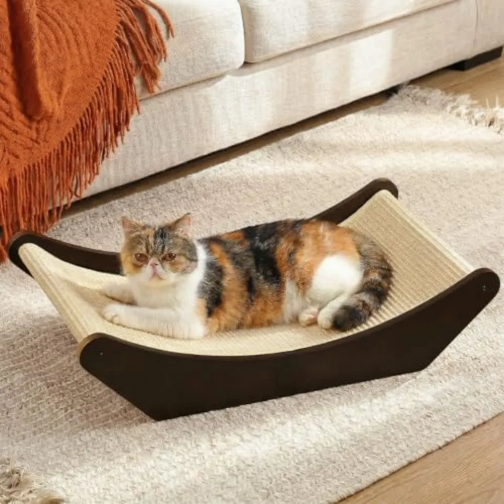 Zakkart Premium Sisal Two In One Cat Scratcher Lounge Bed