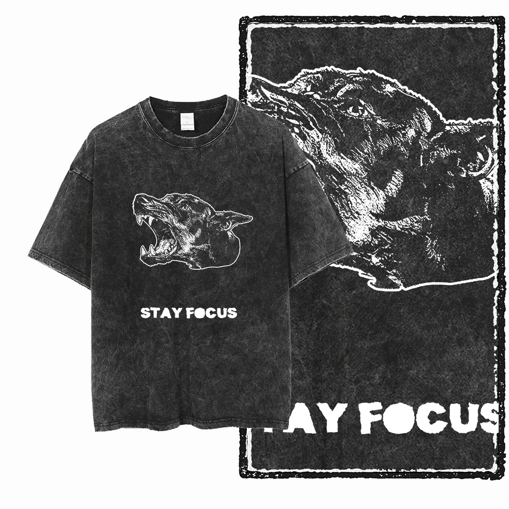 The Coolmind Doberman Graphic Printed Cotton Unisex Streetwear T Shirt