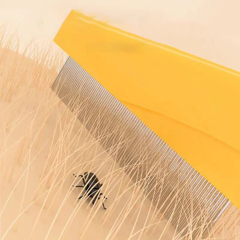 Ergonomic Pet Hair Shedding Comb For Cats And Dogs