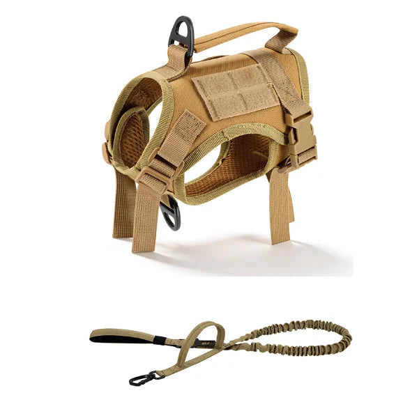 Tactical Cat Harness With Adjustable Escape Proof Mesh And Leash