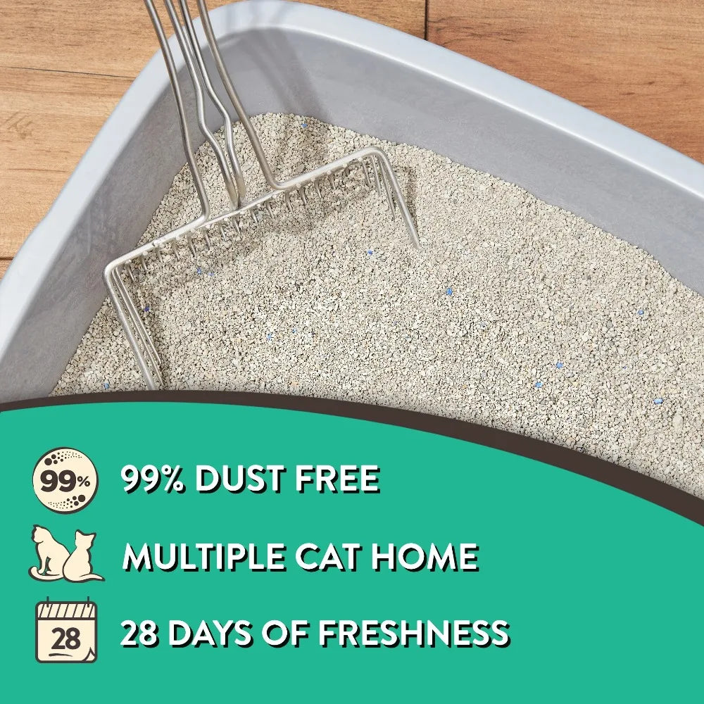 Clumping Clay Cat Litter With Fresh Scent For Odor Control