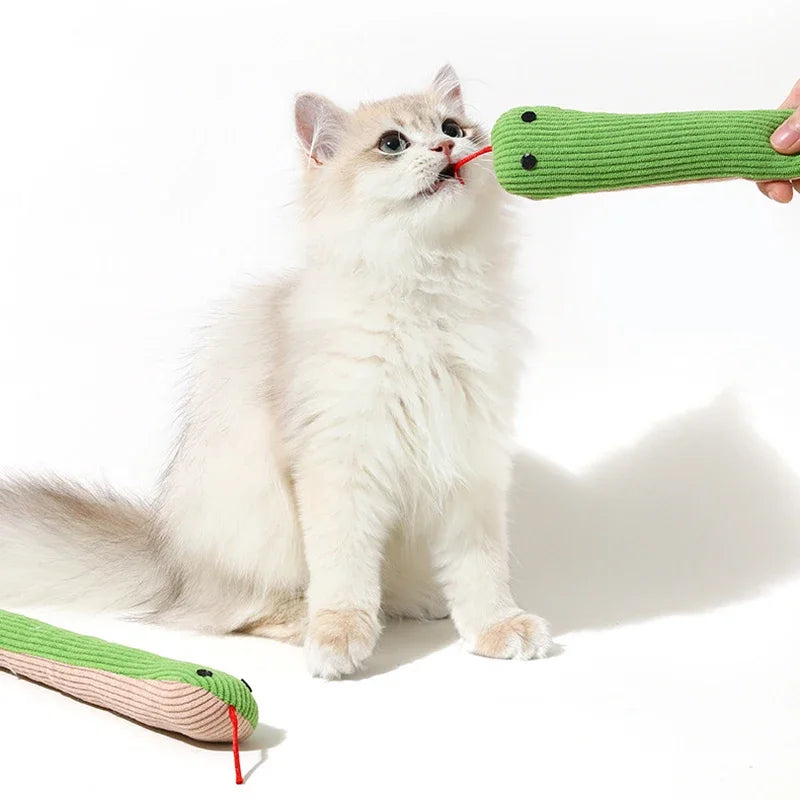 Interactive Plush Snake Toy For Dogs And Cats Indoor Play