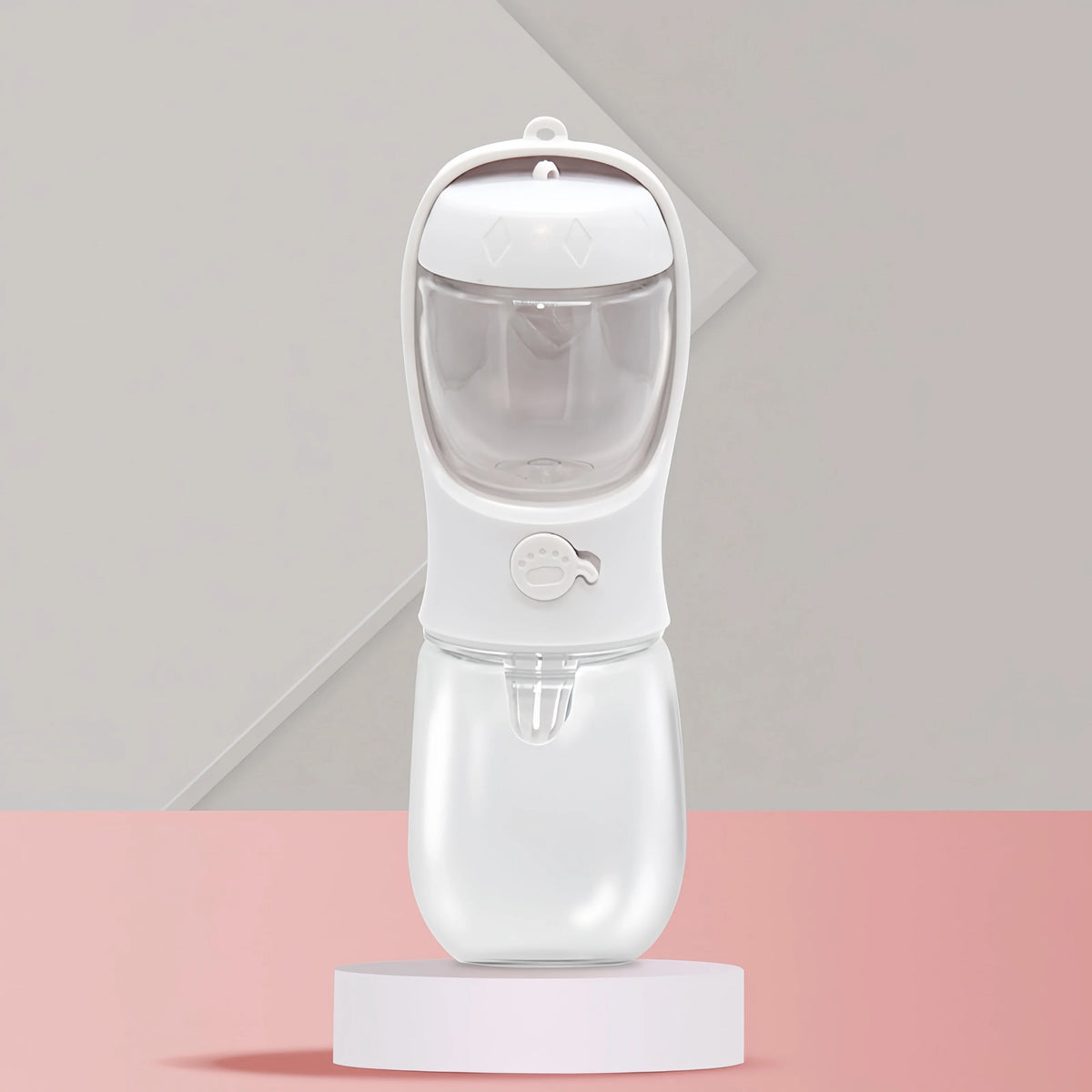 Portable Dog And Cat Water Bottle With Food Storage Feeder
