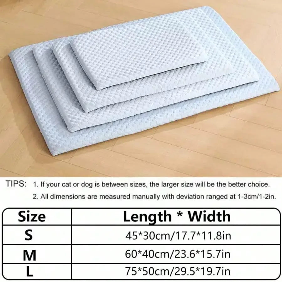 Comfortable Cooling Cat Bed With Thick Padding And Breathable Cotton