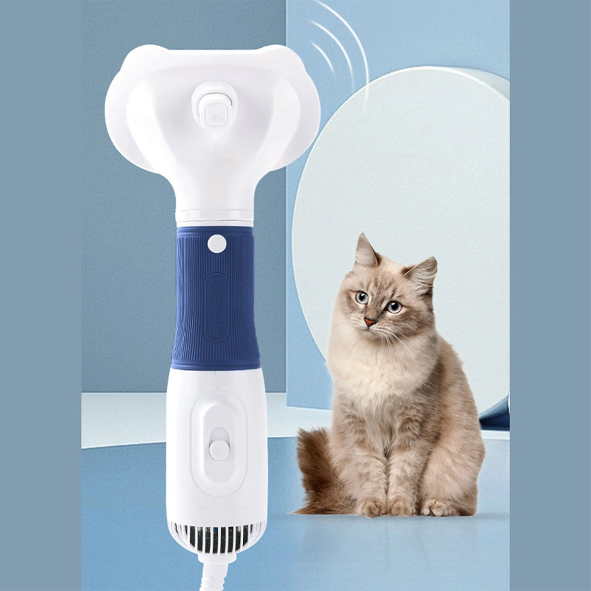 Three In One Pet Grooming Hair Dryer Brush For Dogs