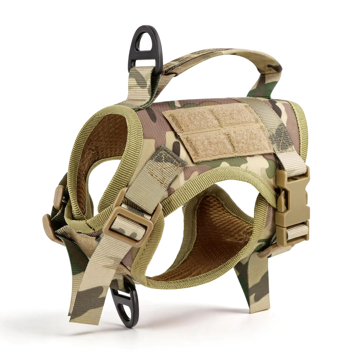 Tactical Cat Harness With Adjustable Escape Proof Mesh And Leash