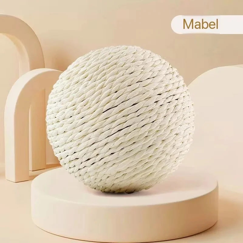 Interactive Sisal Cat Ball Toy for Scratching and Teeth Cleaning