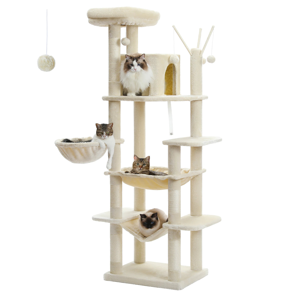 Pawz Road Multi Level Cat Tower With Scratching Posts