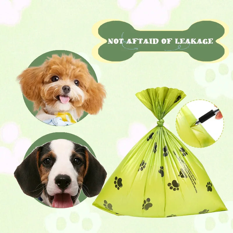 Thick Leakproof Dog Waste Bags For Secure Pet Cleanup