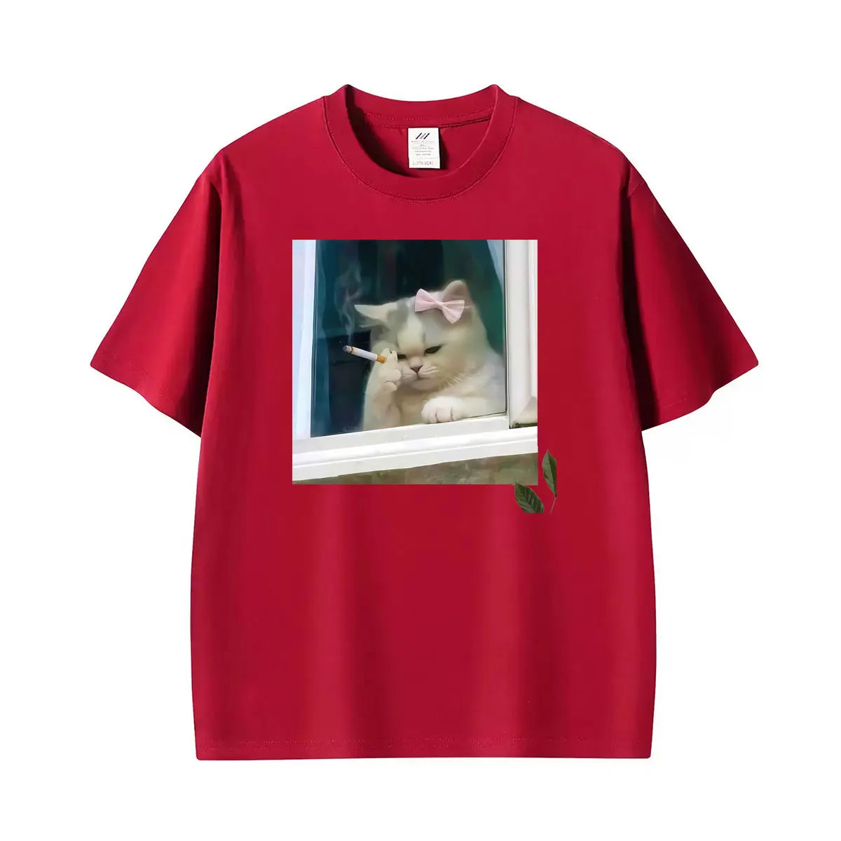 Funny Stressed Persian Cat Meme T Shirt With Coquette Humor