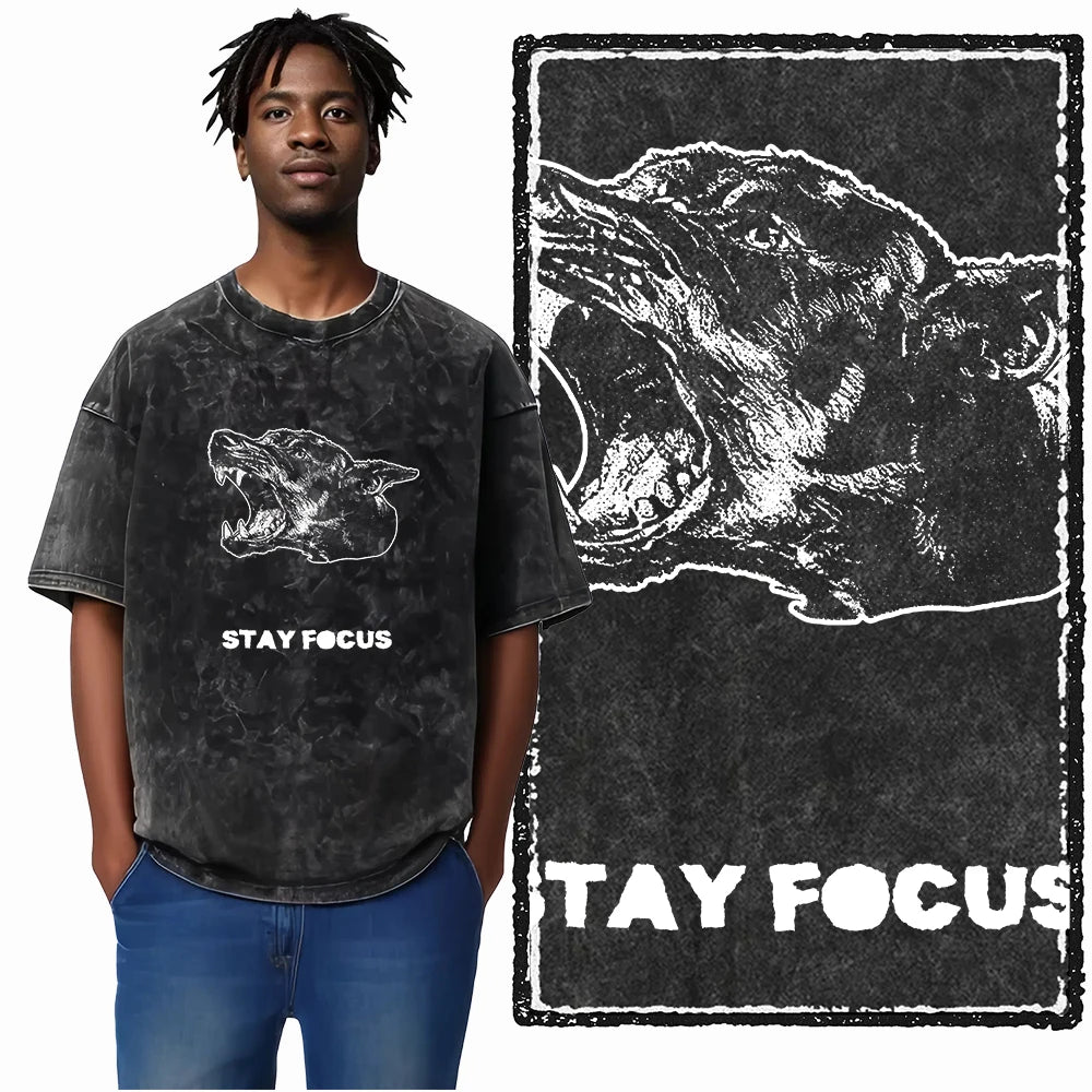 The Coolmind Doberman Graphic Printed Cotton Unisex Streetwear T Shirt