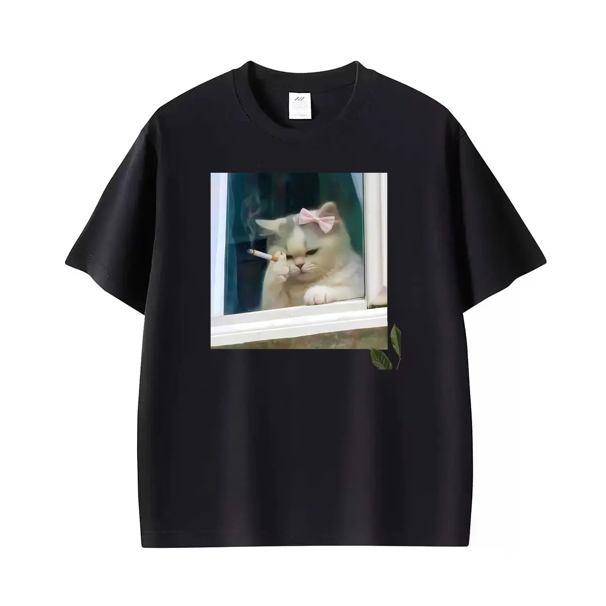 Funny Stressed Persian Cat Meme T Shirt With Coquette Humor