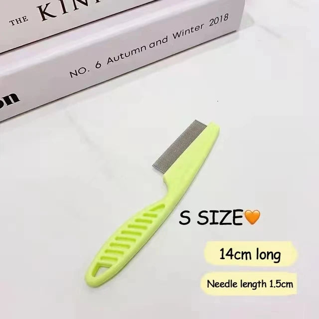 Ergonomic Pet Hair Shedding Comb For Cats And Dogs