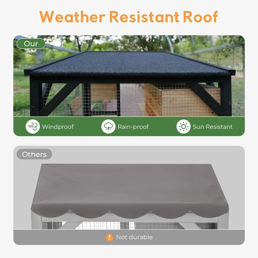Multi Level Cat Catio With Removable Platforms And Weatherproof Top