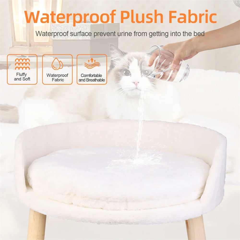 Borwart Removable Cover Padded Pet Sofa Bed With Waterproof Cushion