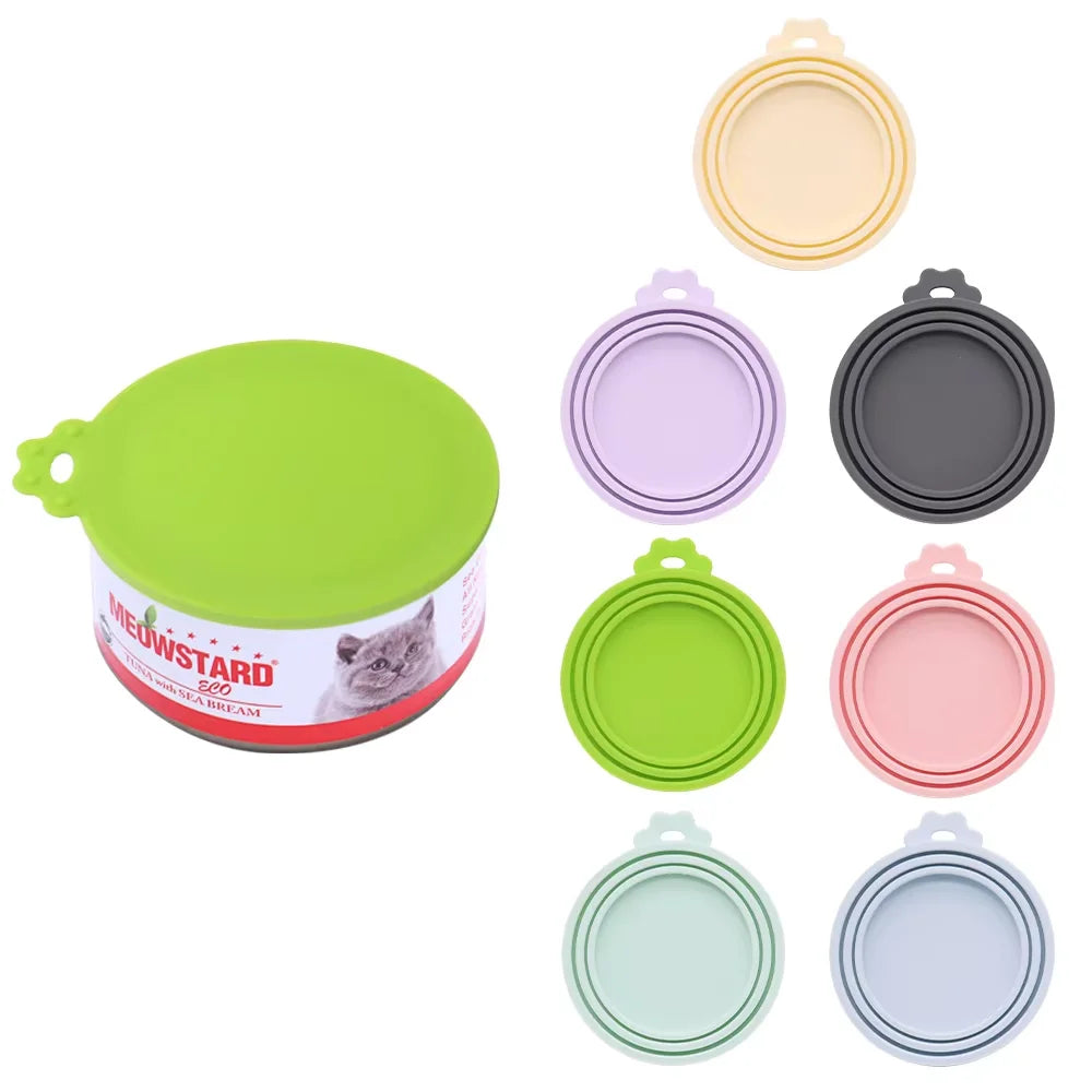 Reusable Silicone Pet Can Lid BPA Free Dog Cat Storage