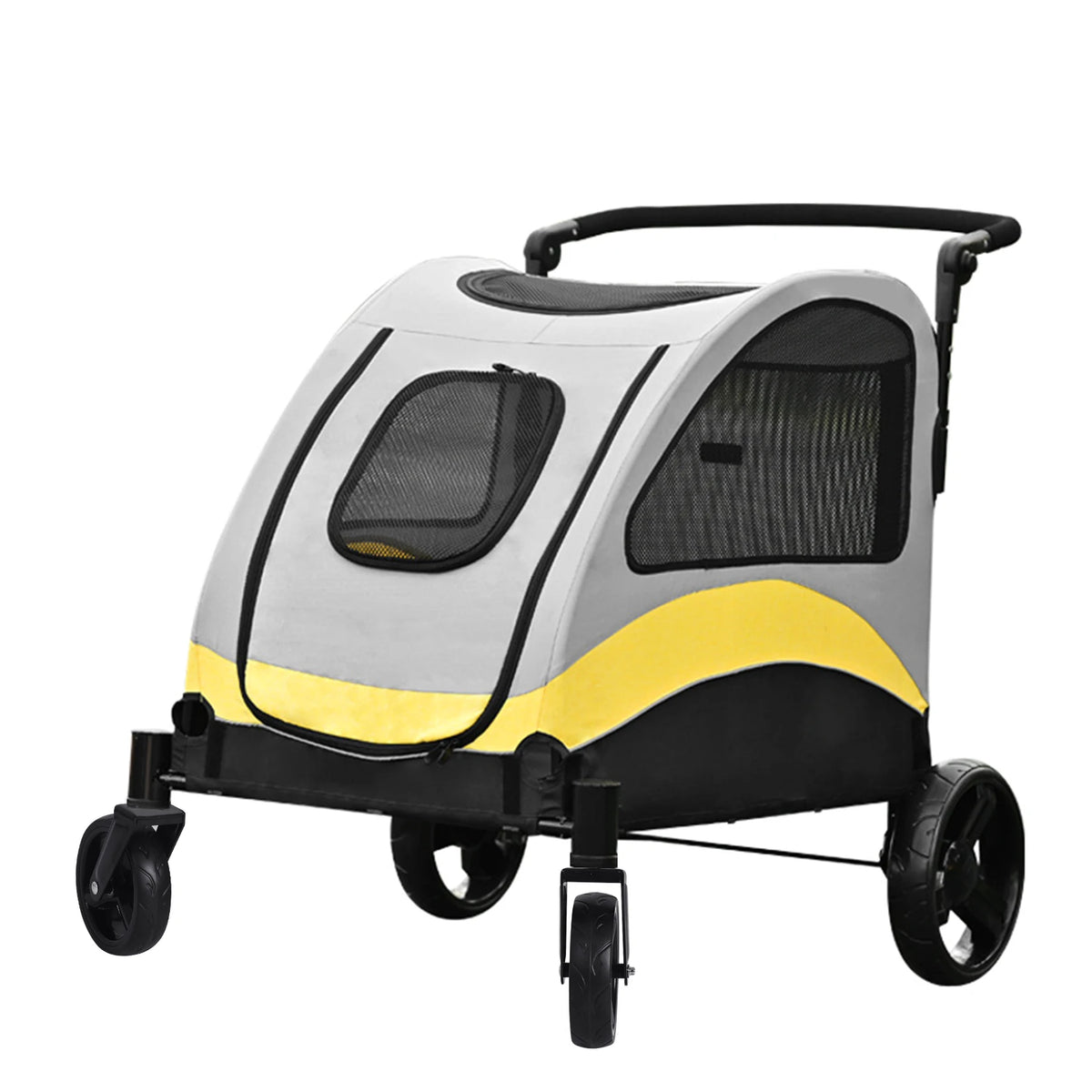 Portable Foldable Dog Stroller Breathable Pet Carrier For Outdoor Use