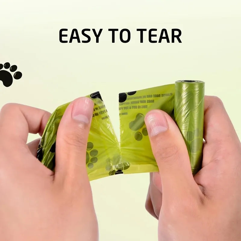 Thick Leakproof Dog Waste Bags For Secure Pet Cleanup