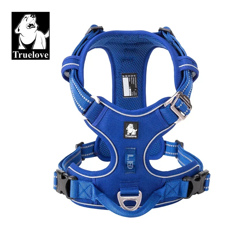 TrueLove Reflective Nylon Dog Harness With Quick Release Buckle