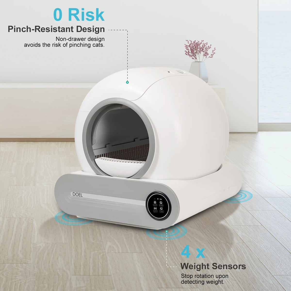 Doel Automatic Smart Self Cleaning Litter Box For Cats
