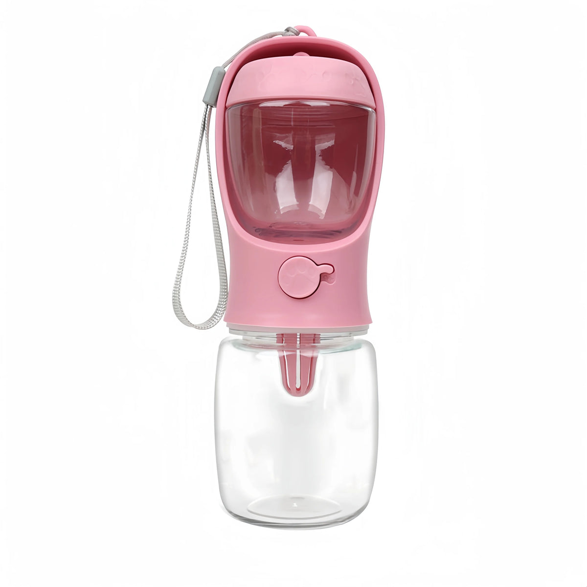 Portable Dog And Cat Water Bottle With Food Storage Feeder