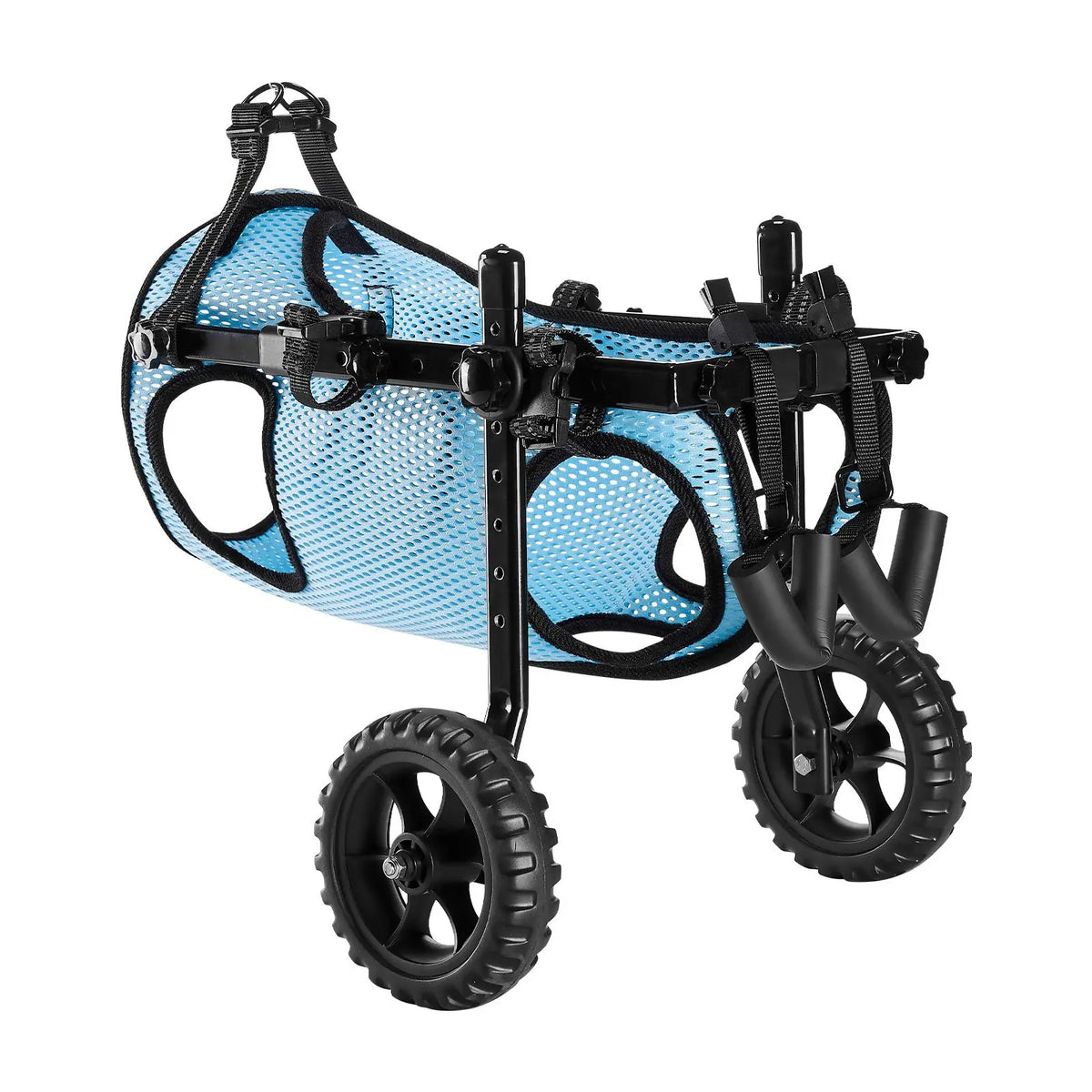 Adjustable Dog Wheelchair For Back Legs With Shock Absorbing Wheels