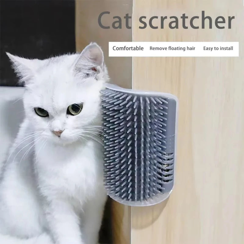 Cat Scratcher Massage Comb With Catnip For Pet Grooming