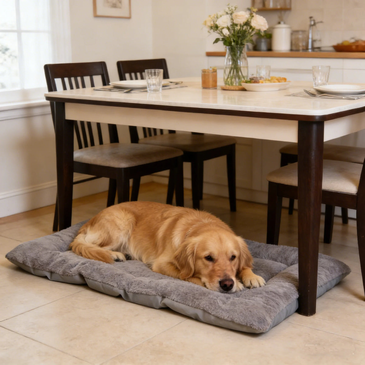 Soft Fleece Dog Bed Mat For Crates And Comfortable Rest