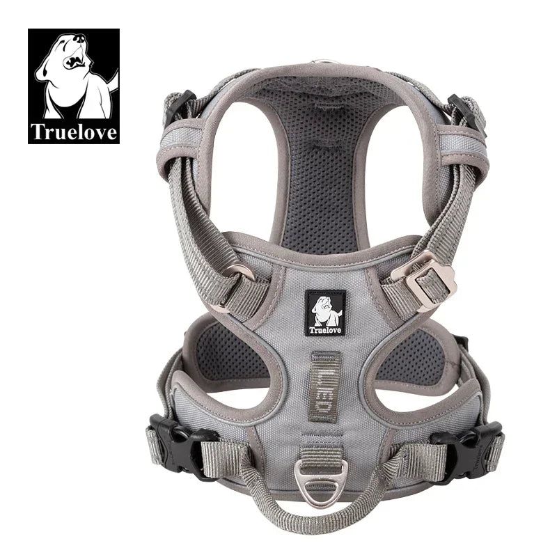 TrueLove Reflective Nylon Dog Harness With Quick Release Buckle