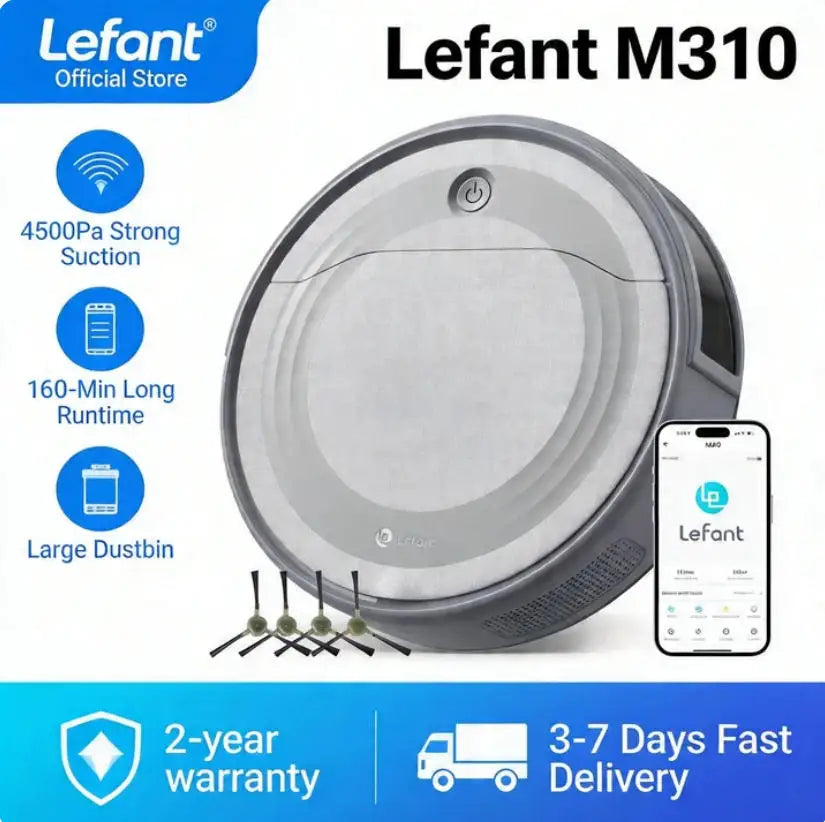 Lefant M310 Robot Vacuum Cleaner With Smart App Voice Control