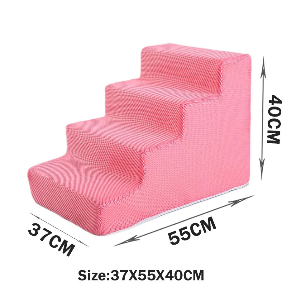 Portable Multi Step Pet Stair Ladder For Cats And Dogs