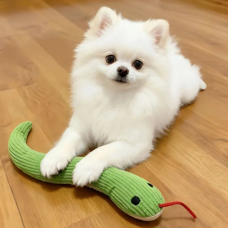 Interactive Plush Snake Toy For Dogs And Cats Indoor Play