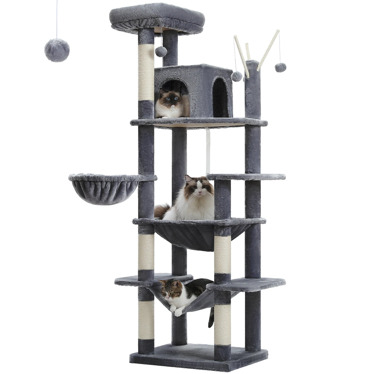 Pawz Road Multi Level Cat Tower With Scratching Posts