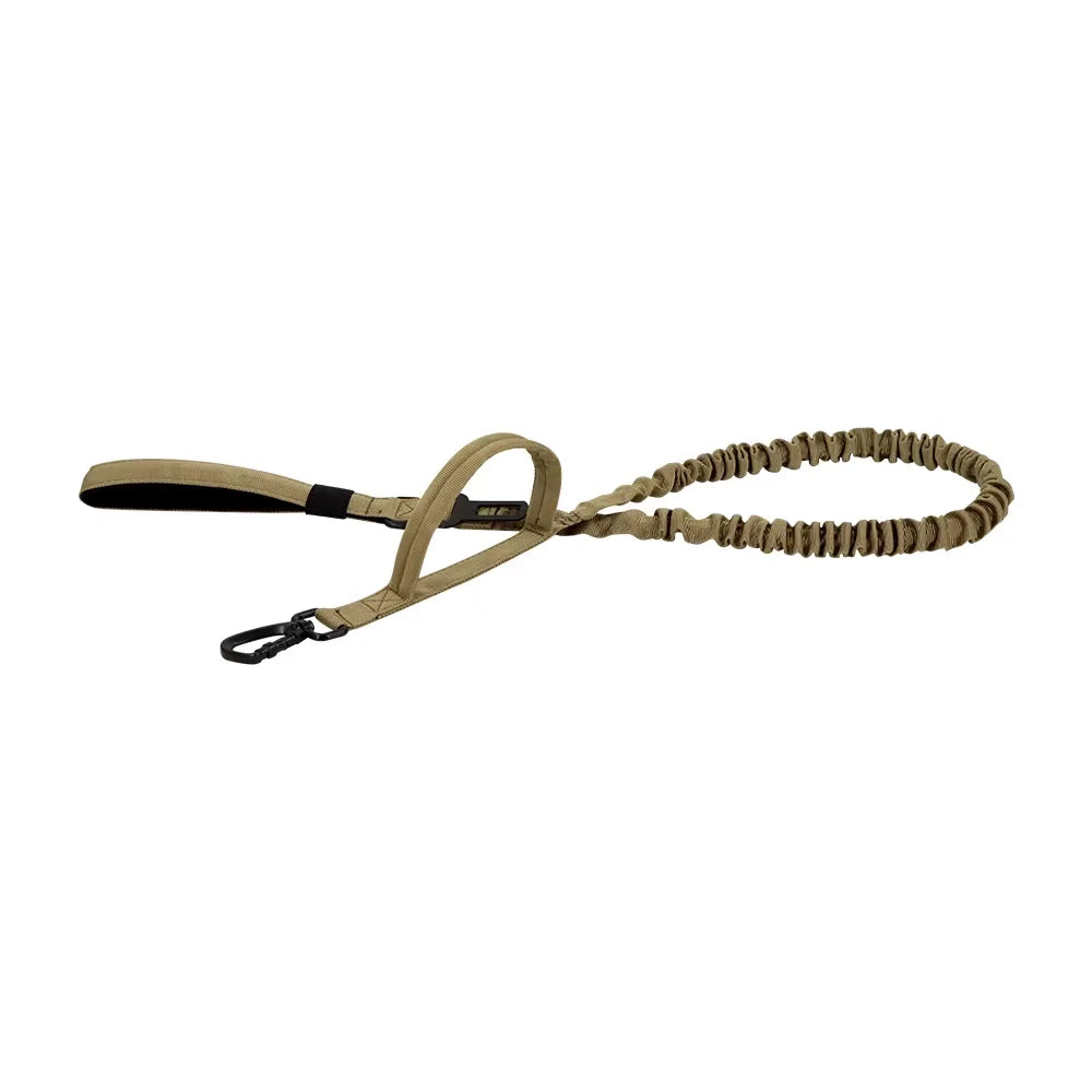 Adjustable Tactical Dog Leash Quick Release Double Handle Nylon Rope