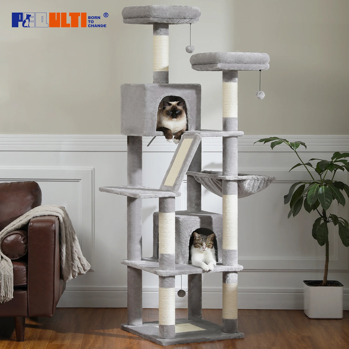 Pawz Road Multi Level Cat Tower With Scratching Posts