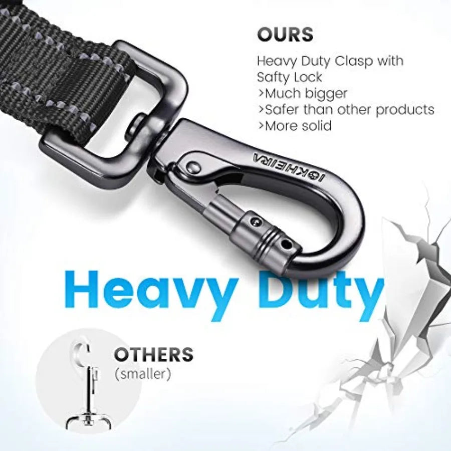 Heavy Duty Nylon Reflective Dog Leash With Comfortable Padded Handle
