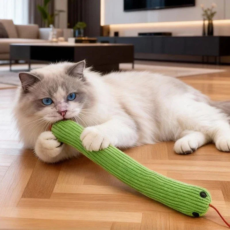 Interactive Plush Snake Toy For Dogs And Cats Indoor Play