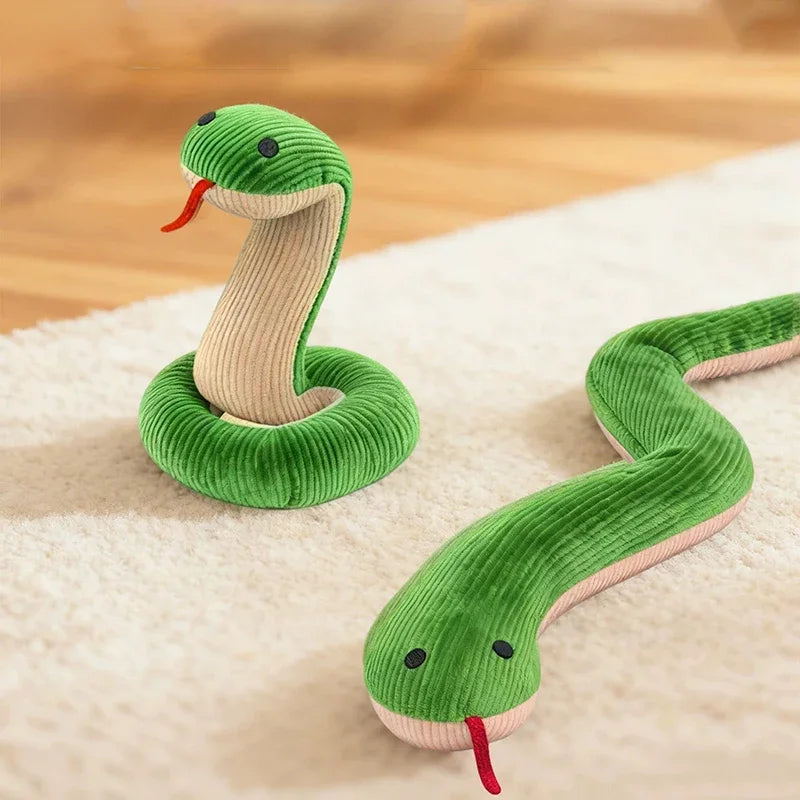 Interactive Plush Snake Toy For Dogs And Cats Indoor Play