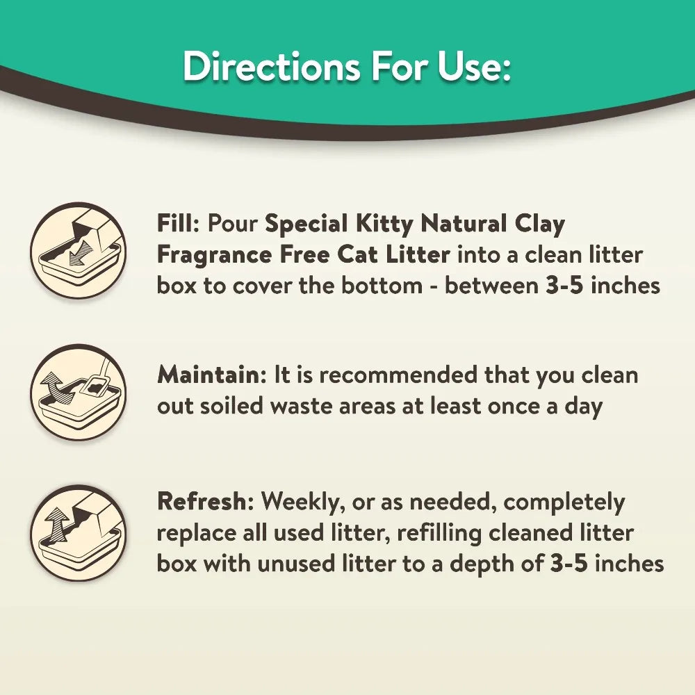 Clumping Clay Cat Litter With Fresh Scent For Odor Control
