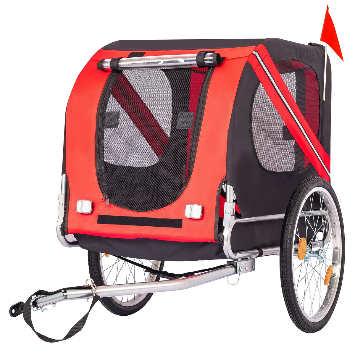 Twister.Ck Premium Foldable Dog Bike Trailer With Quick Release Wheels