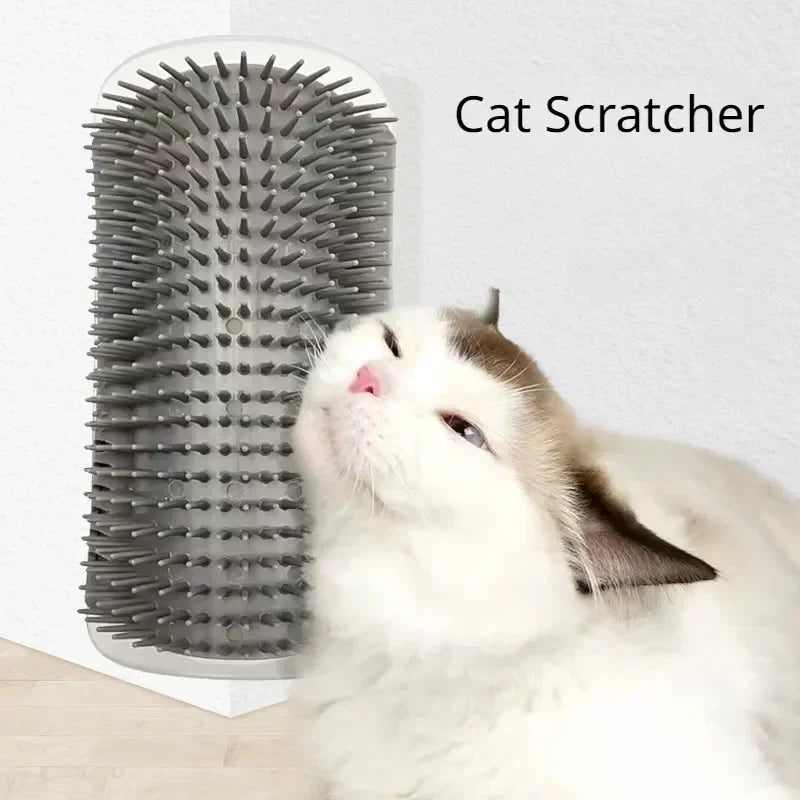 Cat Scratcher Massage Comb With Catnip For Pet Grooming