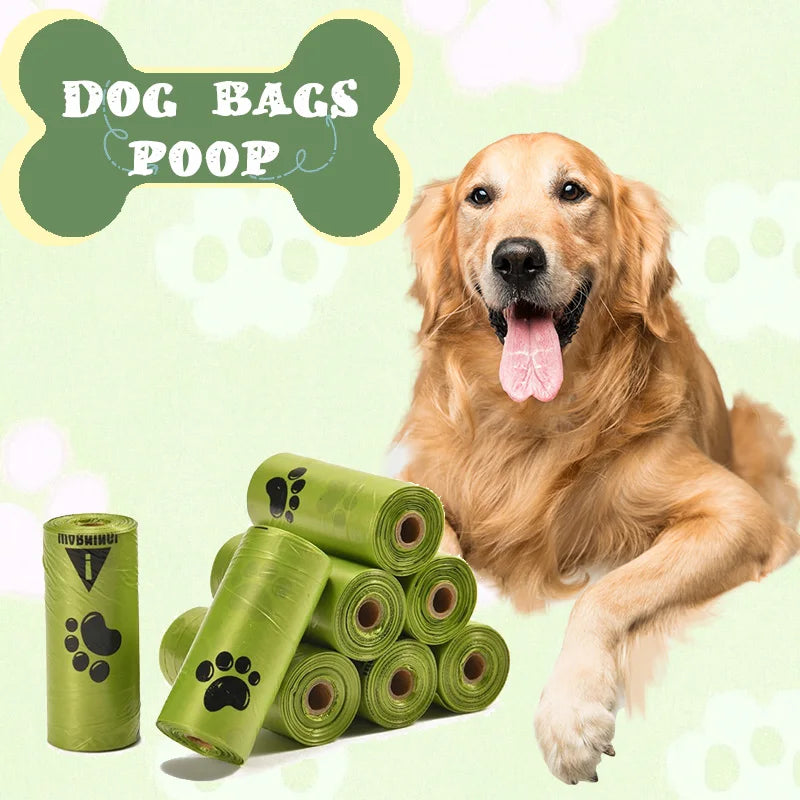 Thick Leakproof Dog Waste Bags For Secure Pet Cleanup