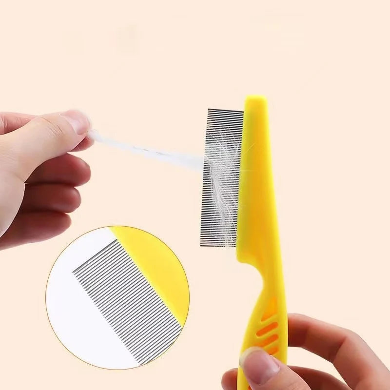 Ergonomic Pet Hair Shedding Comb For Cats And Dogs