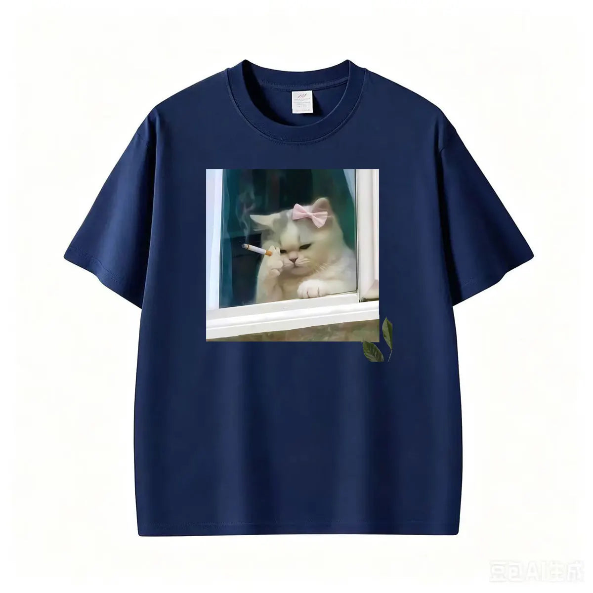 Funny Stressed Persian Cat Meme T Shirt With Coquette Humor