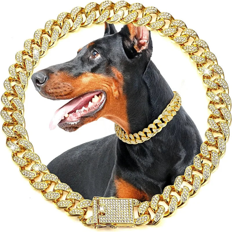 Premium Stainless Steel Chain Collar For Dogs And Cats