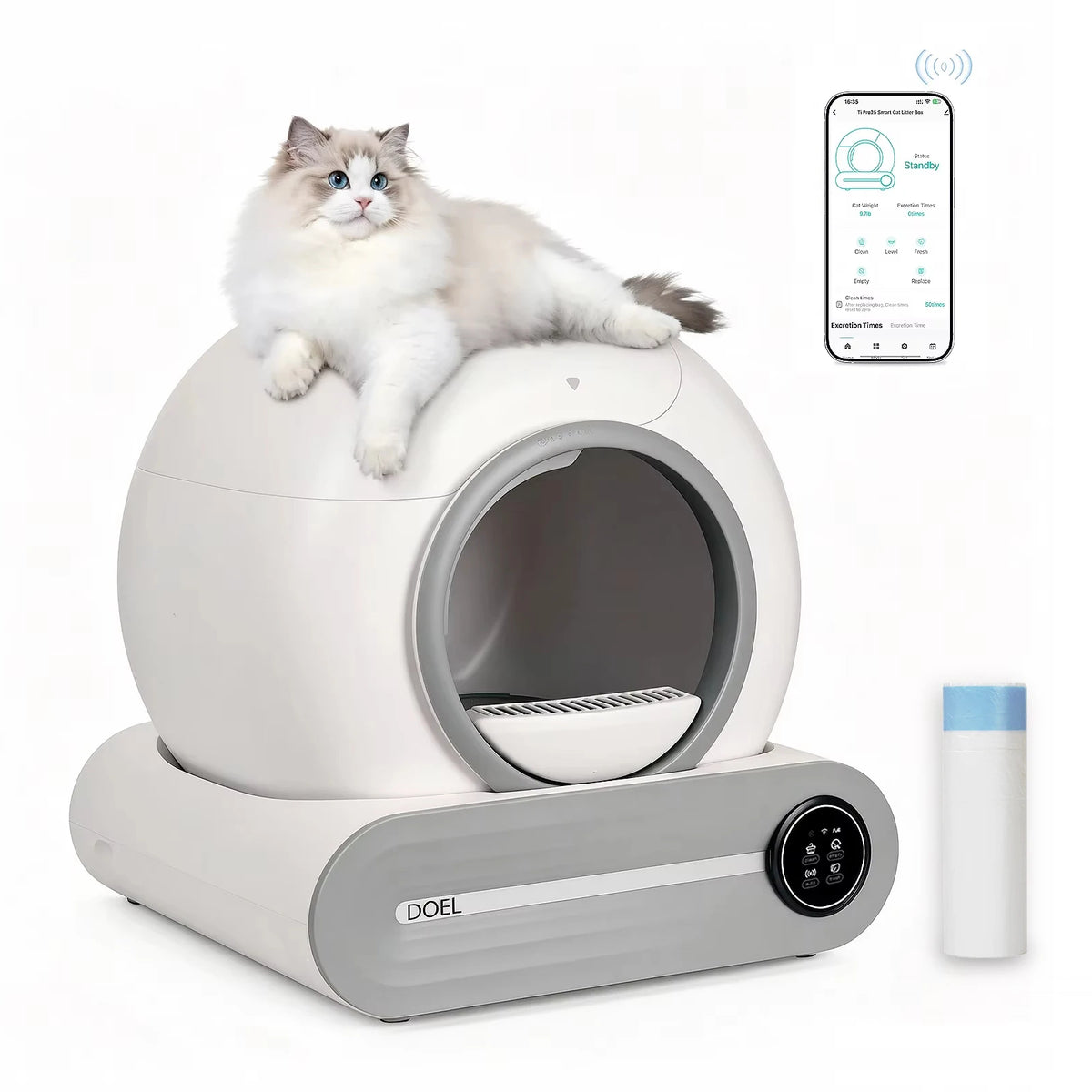 Doel Automatic Smart Self Cleaning Litter Box For Cats