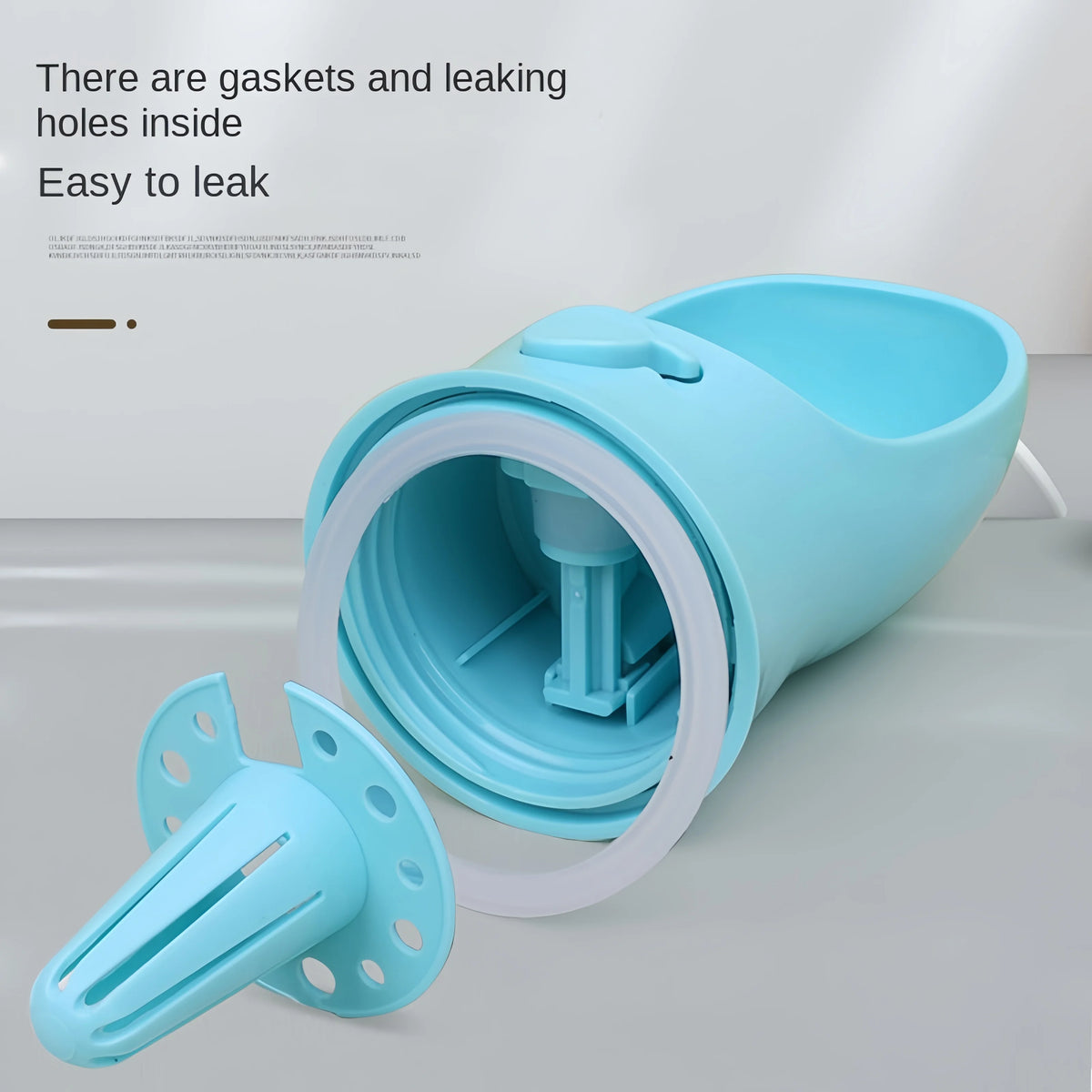 Portable Dog And Cat Water Bottle With Food Storage Feeder